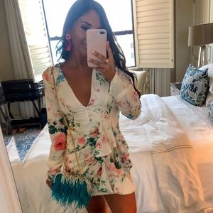 Multicolor flower dress